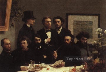  1872 Works - The Corner of the Table 1872 Henri Fantin Latour